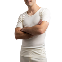 Men's Merino Wool Blend Short Sleeve Thermal Top Underwear Thermals Base Layer