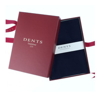 DENTS Deluxe Plain Cashmere Scarf with Tassel Ends Gift Box Premium 2-0029