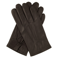 Classic Brown Leather Gloves