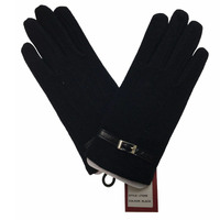 DENTS Ladies Womens Knit Wool Blend Elegant Warm Winter Gloves LF2056