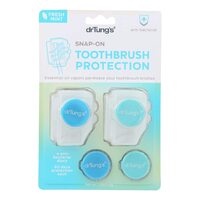 1pk of 2 Dr Tung's Snap-On Toothbrush Sanitizer Sterilizer Cleaner Dental Oral Health