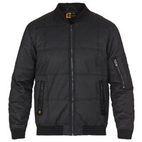 ELEVEN Workwear Stormbreaker Bomber Jacket Cotton Canvas - Black/Charcoal