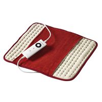 Sunbeam Heat Pad Therapeutic Electric Heating Wrap Soothing Muscle Tension - Red