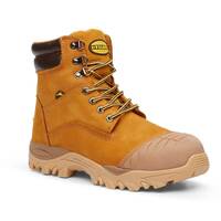 DIADORA Utility Craze w Zip Work Boots Steel Cap Lightweight Shoes - Wheat