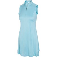 Greg Norman EZE Sleeveless Short Sleeve Zip Dress - Oasis Blue