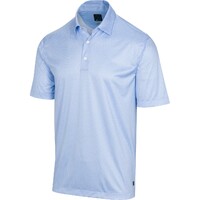 Greg Norman Micro Dash Foulard Polo Shirt - Desert Blue