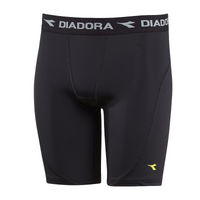Kids DIADORA Compression Shorts Tights Boys Thermal  - Black