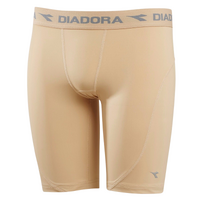 Kids Diadora Compression Shorts Tights Boys Thermal - Nude