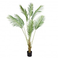 210cm Potted Artificial Palm Tree Green Plant Decor Tropical Greenery