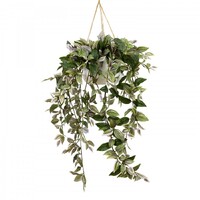 120cm Wandering Dew in Hanging Planter (with Rope) Faux Jew Artificial Plant 
