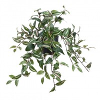 45cm Potted Artificial Wandering Jew Plant Flower - Green