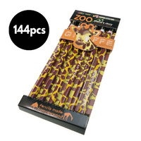 144pcs ZOO Animal Pencil Set Jungle Kids Party Favours - Giraffe