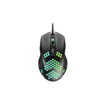 Apollo USB Wired Gaming Mouse Optical Ergonomic RGB Mouse - Black