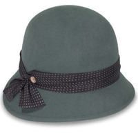 GOORIN BROTHERS Jessica Rogers Cloche Hat Floppy Wool Felt 105-5587 Ladies Cap
