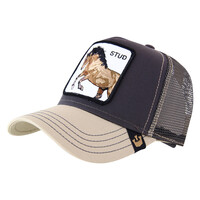 Goorin Brothers Baseball Cap Trucker Snapback Hat Adjustable Animal Series - You Stud (Gray)