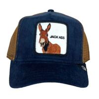Goorin Brothers Baseball Cap Trucker Snapback Hat Adjustable Animal Series - Hee Haw (Navy)