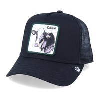 Goorin Brothers Baseball Cap Trucker Snapback Hat Adjustable Animal Series - Cash Cow (Ebony)