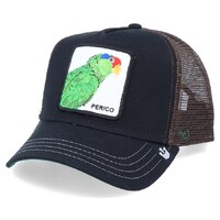 Goorin Brothers Baseball Cap Trucker Snapback Hat Adjustable Animal Series - Perico (Black)