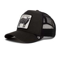 Goorin Brothers Baseball Trucker Cap Hat Snapback Adjustable Animal Series - Black Sheep