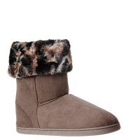 GROSBY Invisible Sabrina Hoodies Plush Womens Slippers Boots Indoor Fluffy Shoes