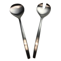 GROSVENOR Chill 2 Salad Servers 18/10 Stainless Steel Spoon Fork CHILL2SS