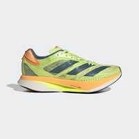 Adidas Mens Adizero Adios Pro 2.0 Lightweight Fast Running Shoes Runners - Pulse Lime / Real Teal / Flash Orange