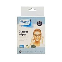 30pcs Glasses Lens Cleaning Wipes Sealed Screens for iPhone iPad Tablet Laptop