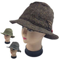 HANNA Irish Walking Hat Kids Womens Mens Ladies Size Small Pure Wool Handmade
