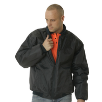 HUSKI Men's Quilted Combat Bomber Waterproof Jacket Windproof Workwear Coat