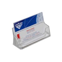 Italplast  Business Card Holder Countertop Acrylic Stand Display - Clear