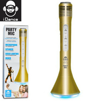 4-in-1 iDance All-In-One Party Mic Bluetooth Karaoke Microphone Wireless Speaker