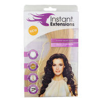 Instant Hair Extensions  w/ Invisible Band - Medium Golden Blonde