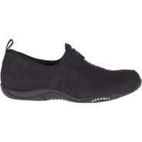 Merrell Barrado Saybrook Zip Leather Womens Comfortable Casual Shoes - Black