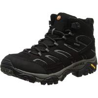 Merrell Men's Moab 2 MID GTX Hiking Shoes Boots Trail Outdoor Mountain - Black