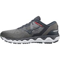 Mizuno Mens Wave Horizon 5 Sneakers Athletic Runners Running Shoes - Grey/Red
