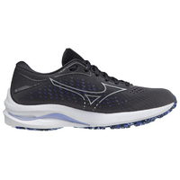 Mizuno Womens Wave Rider 25 Running Athletic Runners Shoes Sneakers-Grey/Purple