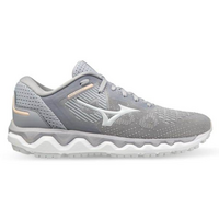 Mizuno Womens Wave Horizon 5 Running Athletic Runners Shoes Sneakers - Grey