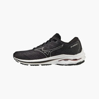 Mizuno Womens Wave Inspire 18 Shoes Runners - Black/Silver Ebony - US 8