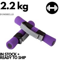 1-Pair 5LB (2.2kg) Soft Dumbbells Home Gym Workout Sports Exercise Weights