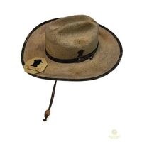 Men's Jim Shockey Cowboy Hat Signature Straw Sun Wide Brim Cap Western