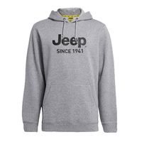 Jeep Mens Core Logo Hoodie Hoody Hooded Sweatshirt Jumper Pullover Fleece Warm