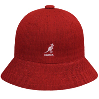 Kangol Unisex Tropic Casual Bucket Hat Summer Cool Sun Cap - Scarlet Red