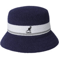Kangol Bermuda Stripe Bucket Hat Casual Camping Fishing Cap - Navy Blue