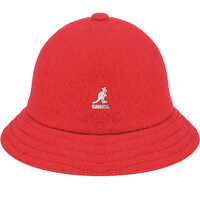Kangol Wool Casual Unisex Bucket Hat Winter Warm Fashion Cap - Red