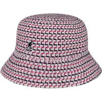 Kangol Maze Jacquard Bucket Hat Fashion Winter Summer Camping Cap - White