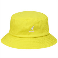 Kangol Washed Bucket Hat Summer Cap Outdoor Camping - Lemon Sorbet - L