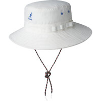 Kangol Utility Cords Jungle Hat Fishing Sun Cap Fishing Summer - Off White