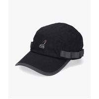 Kangol Mens Waxed Utility 5 Panel Hat Baseball Cap Adjustable Back Strap- Black