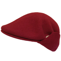 KANGOL Wool 504 Earlap Cap Ear Flap Warmer Cover Smart Warm Hat - Claret - S