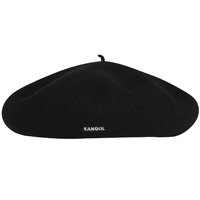 Kangol Anglobasque French Beret 100% Wool British Party Hat - Black